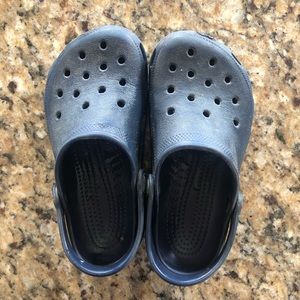 Navy Blue Crocs